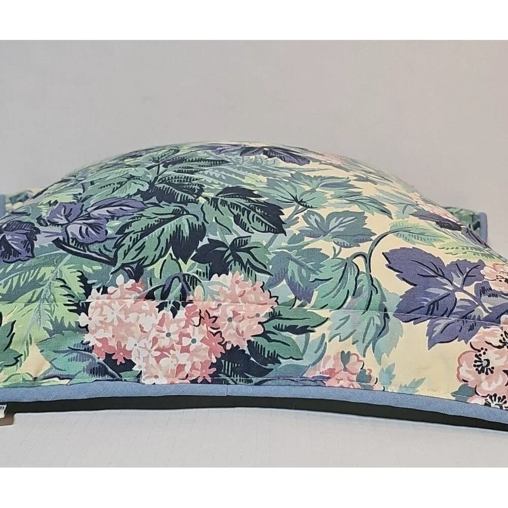 Vtg Laura Ashley Ashborne Decorative Bed Boudoir Throw Pillows Pink Hydrangeas